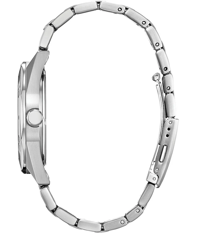 Citizen Men's Eco Drive Weekender Three Hand Stainless Steel Watch