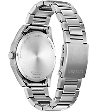 Citizen Men's Eco Drive Weekender Three Hand Stainless Steel Watch