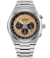 Citizen Men's Eco WR100 Chronograph Titanium Bracelet Watch