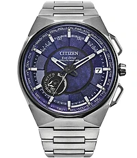 Citizen Men's Eco WR100 Satellite Wave Analog Titanium Bracelet Watch