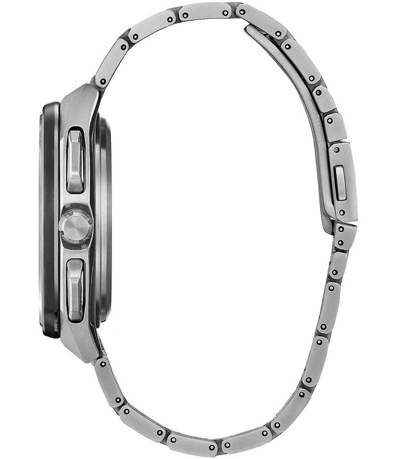 Citizen Men's Eco WR100 Satellite Wave Analog Titanium Bracelet Watch
