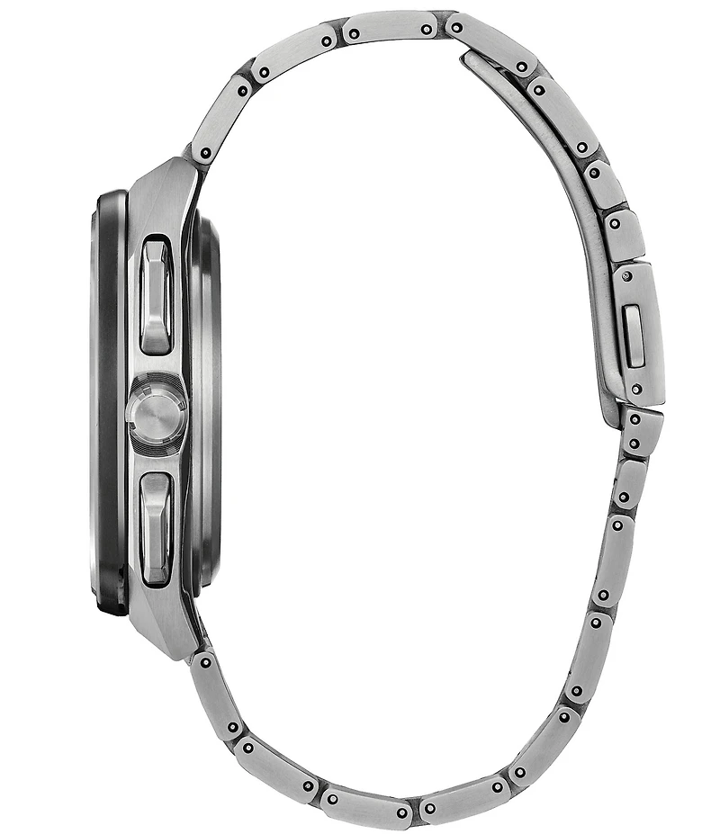 Citizen Men's Eco WR100 Satellite Wave Analog Titanium Bracelet Watch