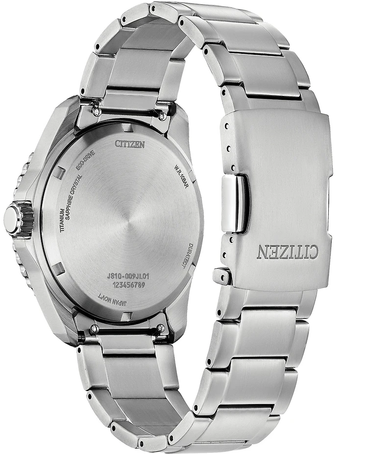Citizen Men's Eco WR100 Three Hand Titanium Bracelet Watch