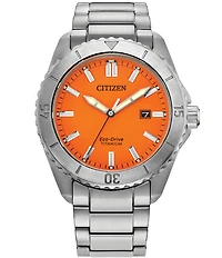 Citizen Men's Eco WR100 Three Hand Titanium Bracelet Watch