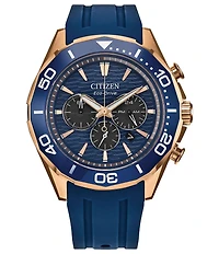Citizen Men's Endeavor Chronograph Blue Strap Watch