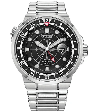 Citizen Men's Endeavor Three Hand Stainless Steel Bracelet Watch