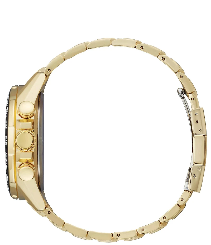 Citizen Men's PCAT Atomic Timekeeping Chronograph Gold Stainless Steel Bracelet Watch