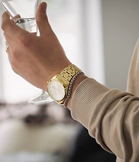 Citizen Men's Peyten 41mm Three Hand Gold Stainless Steel Bracelet Watch