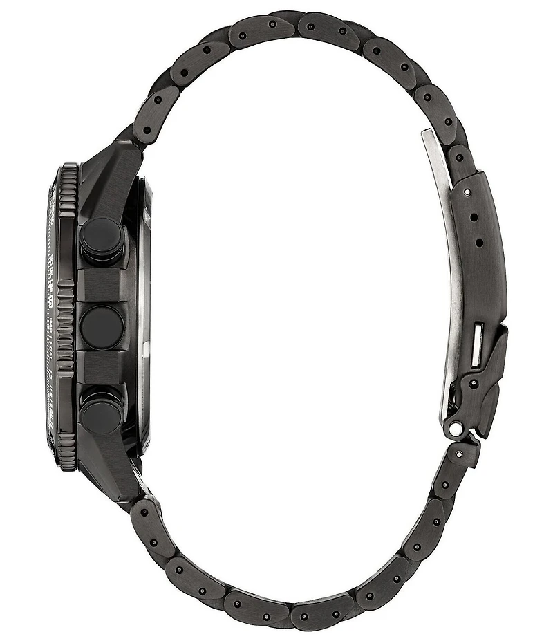 Citizen Men's Promaster Air Ana-Digi Grey Tone Stainless Steel Bracelet Watch