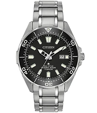 Citizen Men's Promaster Dive Analog Silver Titanium Bracelet Watch