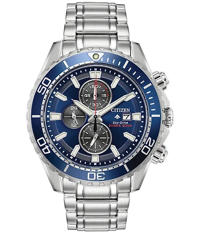 Citizen Men's Promaster Dive Chronograph Stainless Steel Bracelet Watch