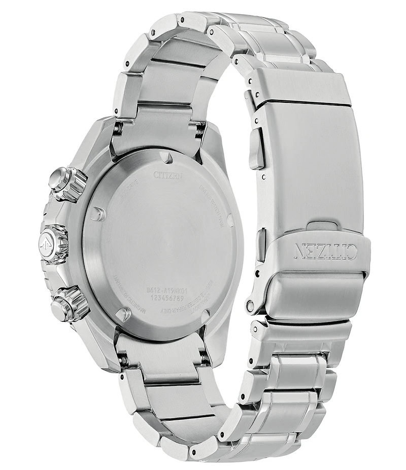 Citizen Men's Promaster Dive Chronograph Stainless Steel Mineral Crystal Dial Bracelet Watch