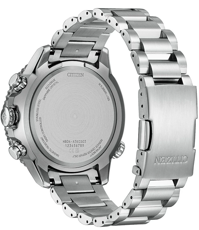Citizen Men's Promaster Eco-Drive Air Chronograph Stainless Steel Bracelet Watch