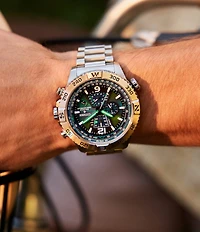 Citizen Men's Promaster Eco-Drive Air Chronograph Stainless Steel Bracelet Watch