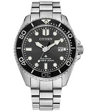 Citizen Men's Promaster Eco-Drive Dive Quartz Three Hand Stainless Steel Bracelet Watch