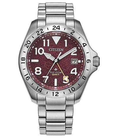 Citizen Men's Promaster Eco-Drive Land Quartz Analog Stainless Steel Bracelet Watch