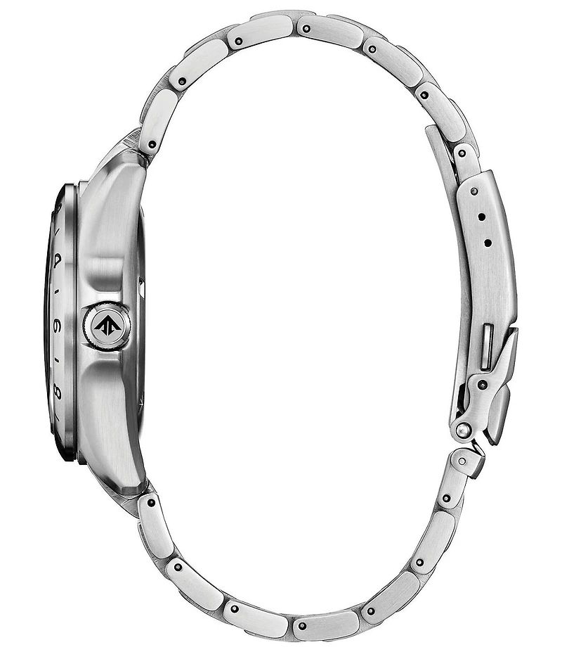 Citizen Men's Promaster Eco-Drive Land Quartz Analog Stainless Steel Bracelet Watch