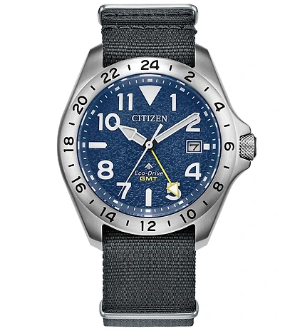 Citizen Men's Promaster Land Quartz Analog Nylon Strap Watch