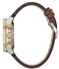 Citizen Men's Promaster Skyhawk A-T Chronograph Brown Leather Strap Watch