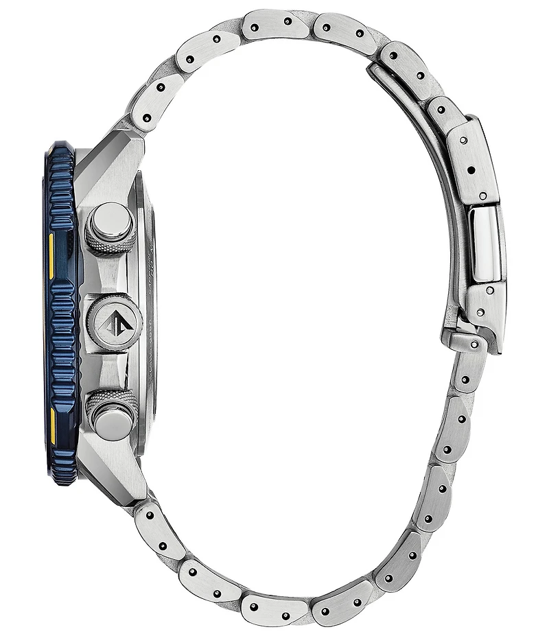 Citizen Men's Promaster Skyhawk A-T Chronograph Stainless Steel Blue Dial Bracelet Watch