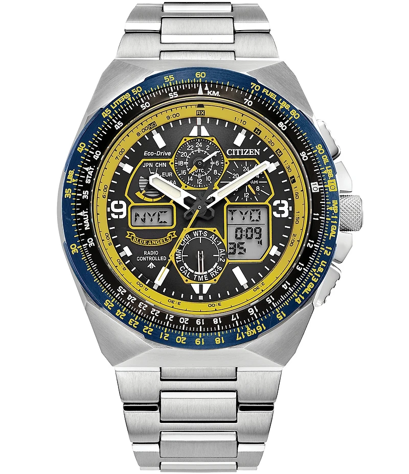 Citizen Men's Promaster Skyhawk A-T Chronograph 46mm Stainless Steel Bracelet Watch