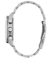 Citizen Men's Red Dial Eco-Drive Water Resistance Titanium Bracelet Watch