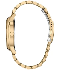 Citizen Men's Rolan Three Hand Gold Tone Stainless Steel Bracelet Watch