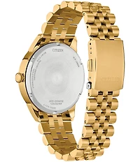 Citizen Men's Rolan Three Hand Gold Tone Stainless Steel Bracelet Watch