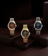 Citizen Men's Rolan Three Hand Stainless Steel Bracelet Watch