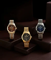 Citizen Men's Rolan Three Hand Two Tone Stainless Steel Bracelet Watch