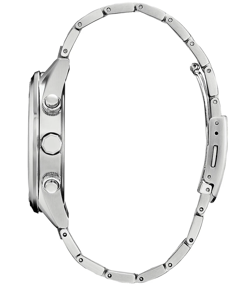 Citizen Men's Sport Luxury Chronograph Stainless Steel Bracelet Watch