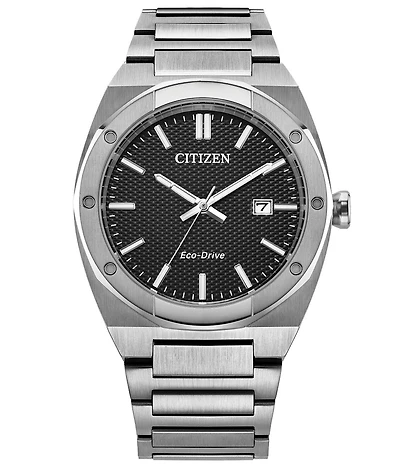 Citizen Men's Sport Luxury Three Hand Stainless Steel Bracelet Watch