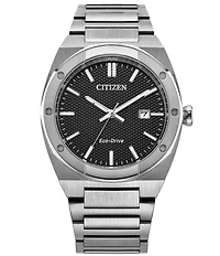 Citizen Men's Sport Luxury Three Hand Stainless Steel Bracelet Watch
