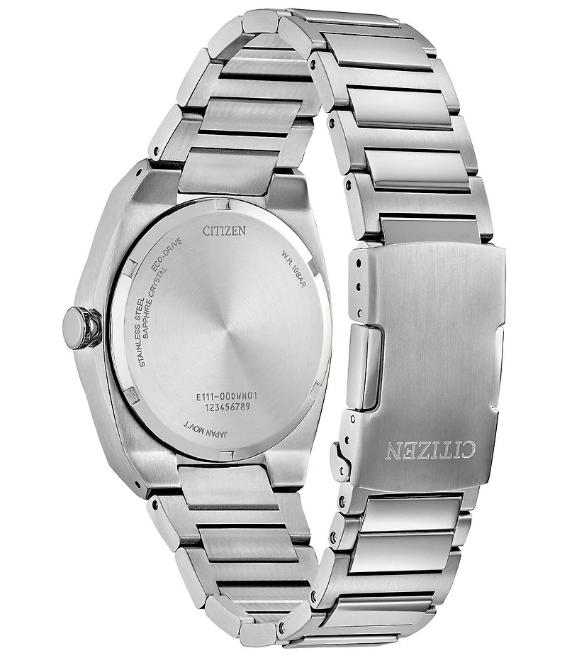Citizen Men's Sport Luxury Three Hand Stainless Steel Bracelet Watch