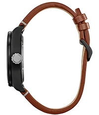 Citizen Men's Star Wars Collection Chewbacca Three Hand Brown Leather Strap Watch