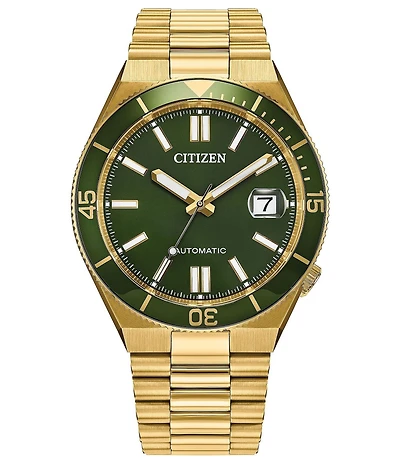 Citizen Men's Tsuyosa Automatic Gold Tone Stainless Steel Bracelet Watch