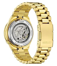 Citizen Men's Tsuyosa Automatic Gold Tone Stainless Steel Bracelet Watch