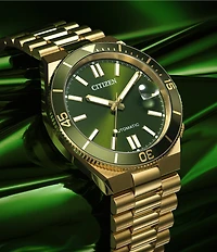 Citizen Men's Tsuyosa Automatic Gold Tone Stainless Steel Bracelet Watch
