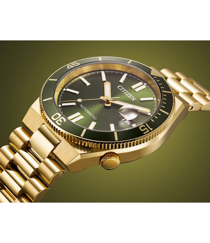 Citizen Men's Tsuyosa Automatic Gold Tone Stainless Steel Bracelet Watch