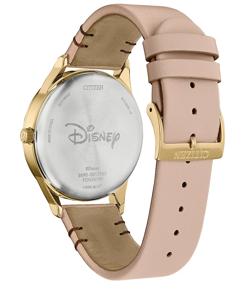 Citizen Unisex Disney Collection Mickey Shadow Two Hand Leather Strap Watch