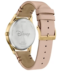 Citizen Unisex Disney Collection Mickey Shadow Two Hand Leather Strap Watch
