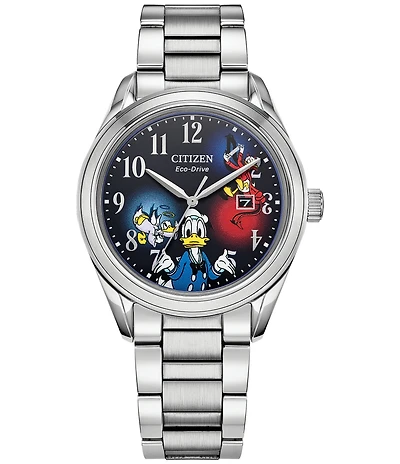 Citizen Unisex Limited Edition Disney© Donald Duck Stainless Steel Bracelet Watch