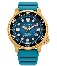 Citizen Unisex Promaster Dive Three Hand Teal Strap Watch