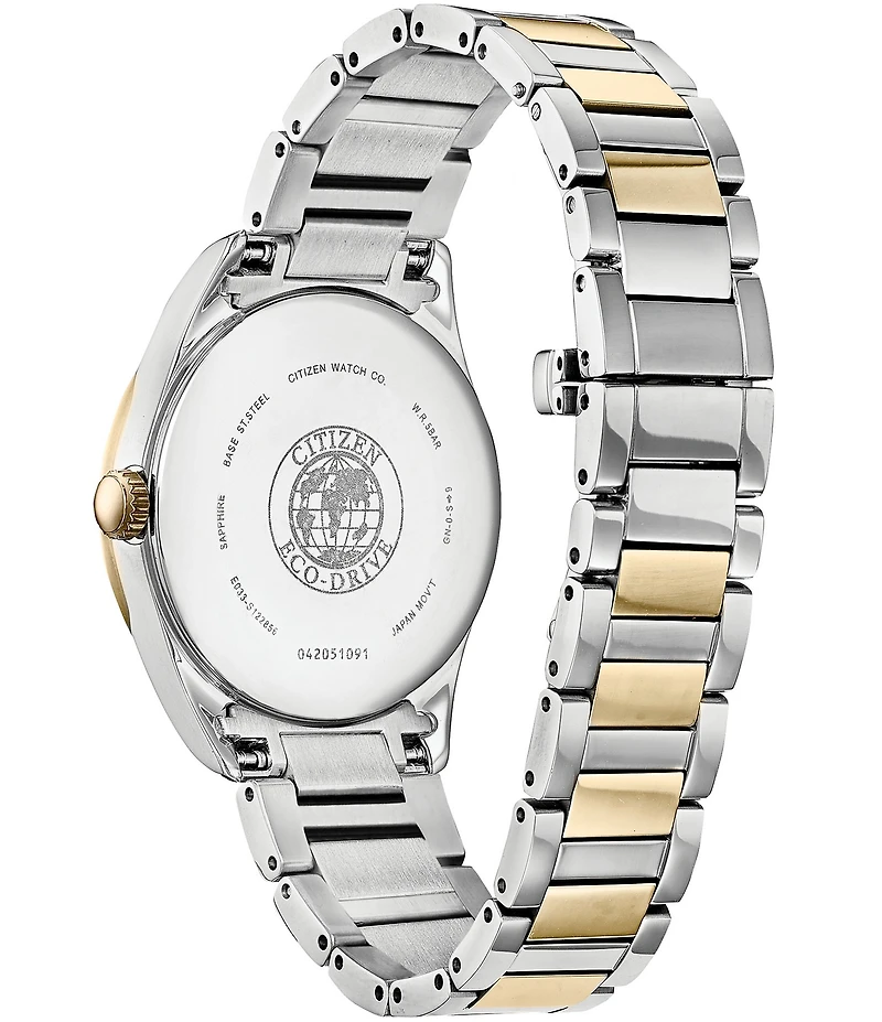 Citizen Women's Arezzo Three Hand Two Tone Stainless Steel Bracelet Watch