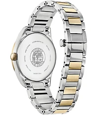 Citizen Women's Arezzo Three Hand Two Tone Stainless Steel Bracelet Watch