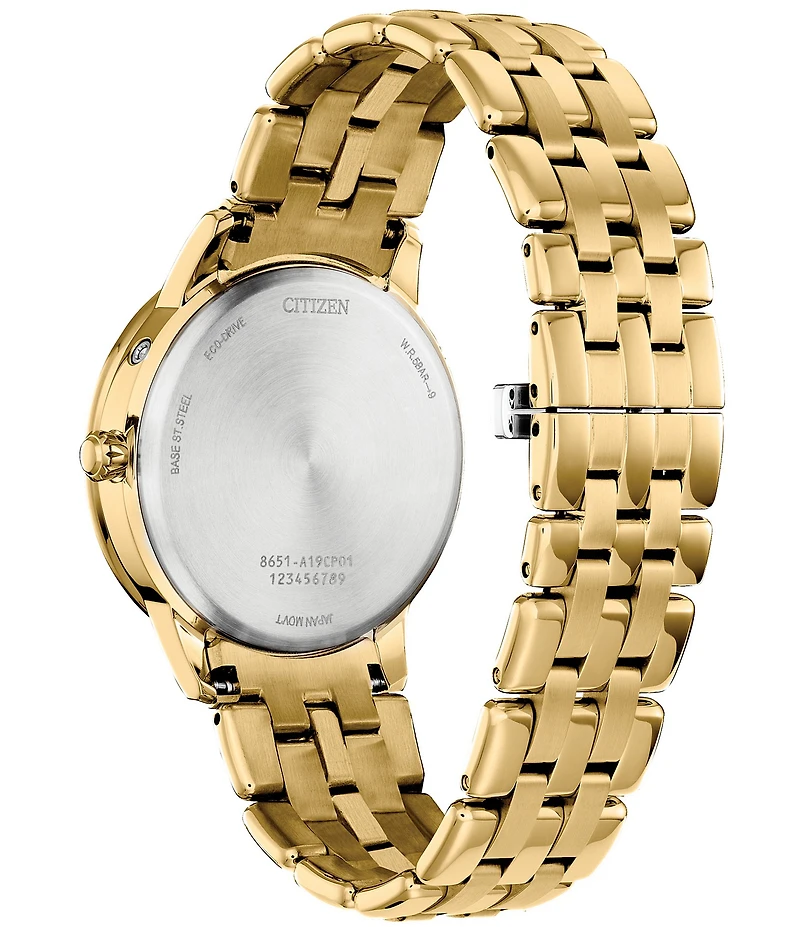 Citizen Women's Calendrier Gold Stainless Steel Bracelet Watch