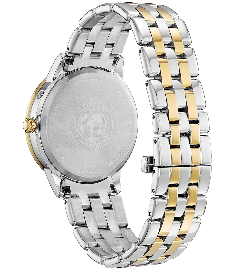 Citizen Women's Calendrier Two Tone Stainless Steel Bracelet Watch