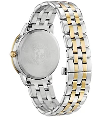 Citizen Women's Calendrier Two Tone Stainless Steel Bracelet Watch