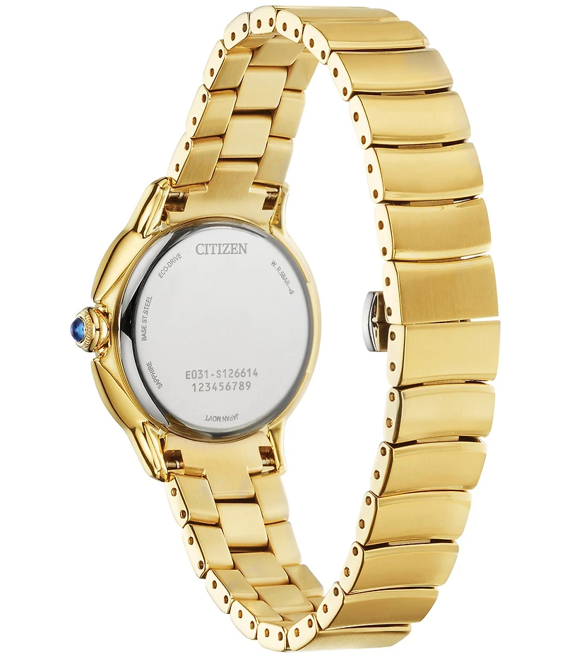 Citizen Women's Ceci Three Hand Gold Stainless Steel Bracelet Watch