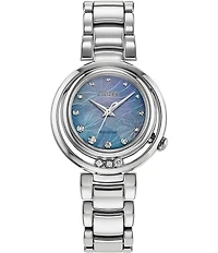 Citizen Women's Citizen L Arcly Multifunction Crystal Accents Stainless Steel Bracelet Watch